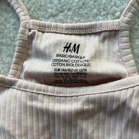 H&M Cropped Tank Top Ribbed - Picture 3 of 3